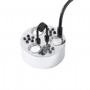 3 head/disc metal ultrasonic mist maker with 18 LED lights